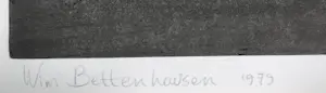 Wim Bettenhausen - Ets en aquatint, Geest kopen? Bied vanaf 70!