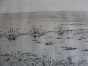 William Walcot - Ets. "The Fleet at Scapa Flow". kopen? Bied vanaf 20!