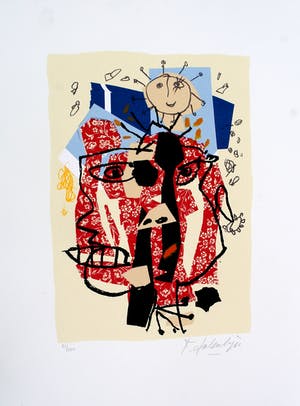 Kees Salentijn - zeefdruk -1997 kopen? Bied vanaf 49!