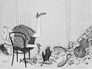 Peter Yvon de Vries - Groningse graficus - zeer kleine oplage (12/25) Ets "Inzicht" kopen? Bied vanaf 1!