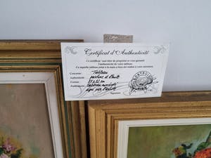 Niet of onleesbaar gesigneerd - Stilleven bloemen gesigneerd kopen? Bied vanaf 1!