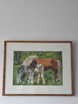 Harm Kamerlingh Onnes - Paarden in de wei in de lente kopen? Bied vanaf 425!