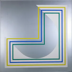 Cyril Lixenberg - Set van 2 zeefdrukken, Vorm/ tegenvorm - Ingelijst kopen? Bied vanaf 60!