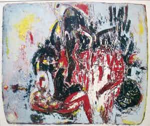 Wim Motz - Litho "Vluchtelingen" verkocht voor € 50!