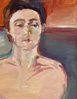 Marcus De Vestele - Prächtiges expressionistisches Porträt auf Leinwand, um 1970 kopen? Bied vanaf 180!