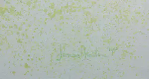 Janus Nuiten - Olieverf op doek, Structuur uit de bergen - Ingelijst (Groot) kopen? Bied vanaf 200!