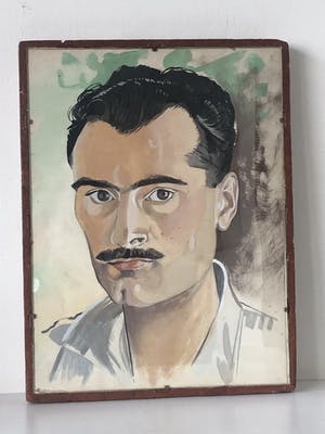 Niet of onleesbaar gesigneerd - Portret van een jonge man kopen? Bied vanaf 1!