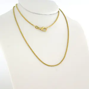 14k geelgouden slangen collier - 4.1 gram - 50 cm lang kopen? Bied vanaf 365!