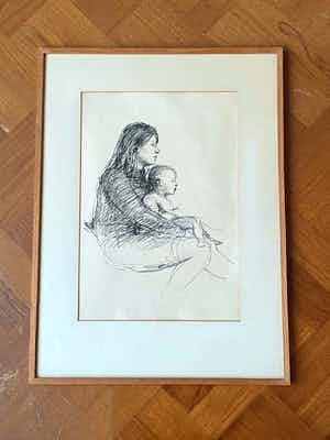 Aat Veldhoen - Rotaprint Lotje Veldhoen met Martijn verkocht voor € 35!