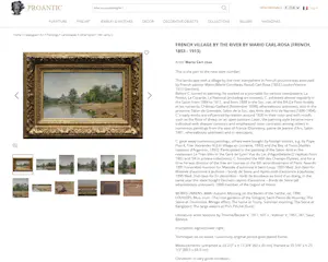 Mario Carl-Rosa - Summer French landscape kopen? Bied vanaf 2000!