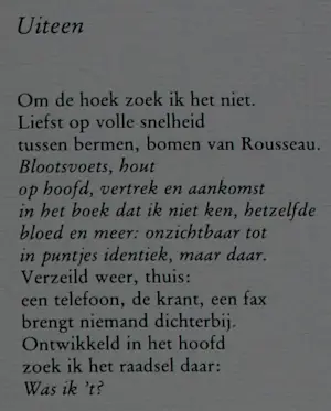 Jeroen Krabbé - Zeefdruk + gedicht: Alles bleef zoals het niet was - 1992 kopen? Bied vanaf 59!