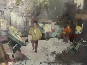 Harry Koolen - Stadsgezicht Parijs kopen? Bied vanaf 75!