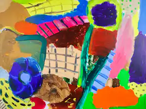 Paul Nassenstein - Acryl op doek, Zonder titel kopen? Bied vanaf 350!