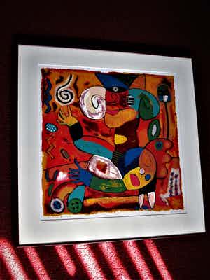 Clemens Briels - zijn kunstwerken zijn kleine anekdotes uit een tegengestelde samenleving verkocht voor € 20!