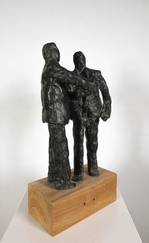 Wil Willemsen - Brons, Handen schudden kopen? Bied vanaf 200!