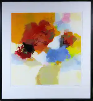 Eelco Maan - 4029412 Zeefdruk, The flowered room - Ingelijst verkauft für € 80!