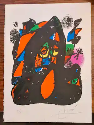 Joan Miro - onbekend vendu pour 430€ !