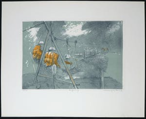 Ralf Bergner - Frank Schult, Rolf Müller, Dieter Gilfert, e.a., Map met 8x grafiek kopen? Bied vanaf 1!