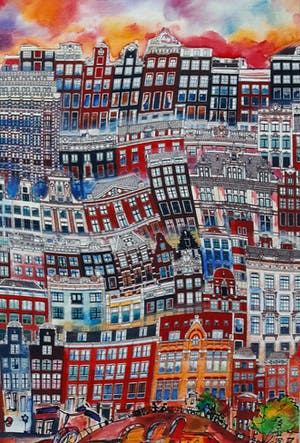 Elena Polyakova - Vrolijk Amsterdam kopen? Bied vanaf 45!