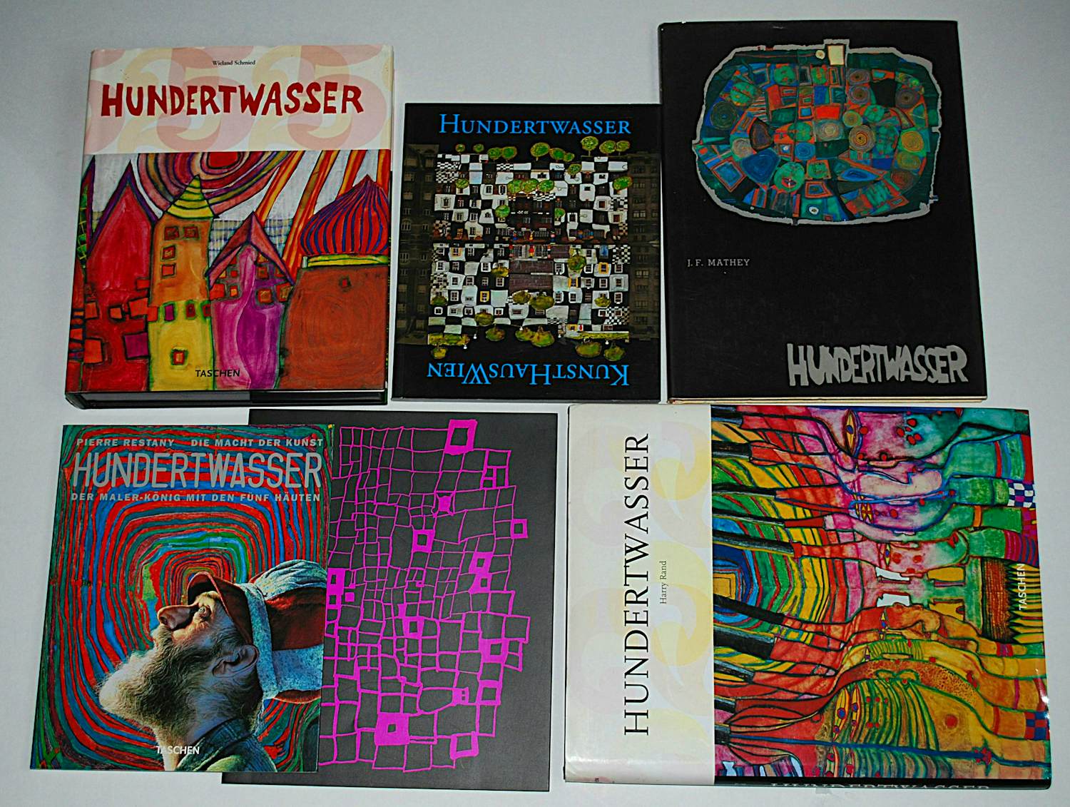 Buy Friedensreich Hundertwasser - 6 boekwerken o.a. 3x hardcover? Bid from 75!
