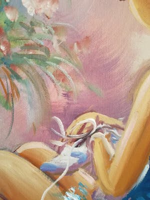 Niet of onleesbaar gesigneerd - Stilleven met ballerina kopen? Bied vanaf 10!