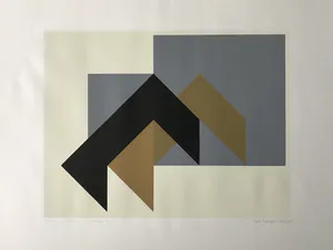 Hajo Hangen - HEIJO HANGEN - "Ordnungsfolge 33" - 9/100 - Gesigneerde zeefdruk kopen? Bied vanaf 1!
