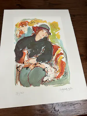 Nic Jonk - Prachtig mooie zeefdruk kopen? Bied vanaf 60!