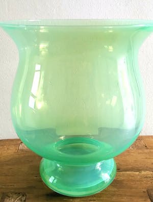 Niet of onleesbaar gesigneerd - schitterende glazen vaas XL kopen? Bied vanaf 1!