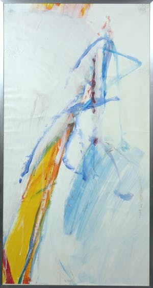 Cor Knops - Acryl op papier, "Drieluik III" - Ingelijst (Groot) kopen? Bied vanaf 1!