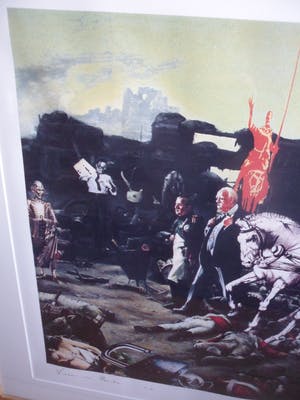 Rob Scholte - Zeefdruk. titel, " Vrede van Munster". kopen? Bied vanaf 80!