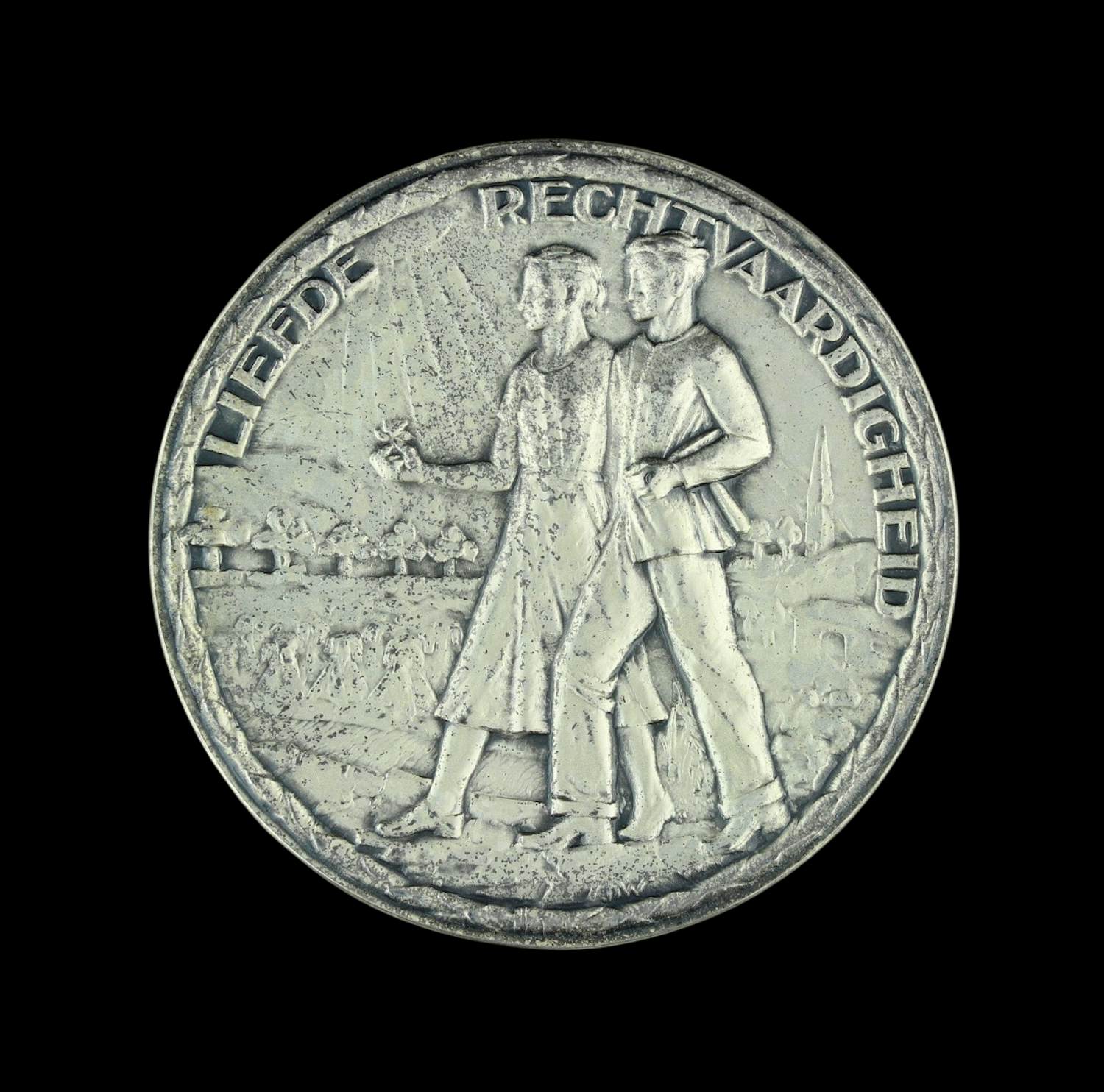 Buy Dirk Wolbers - Zilveren penning : 50-jarig jubileum Staatmijnen Limburg, 1952? Bid from 165!