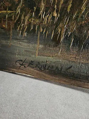 Gerardus Johannes Ernens - Bomen bij een ven kopen? Bied vanaf 20!