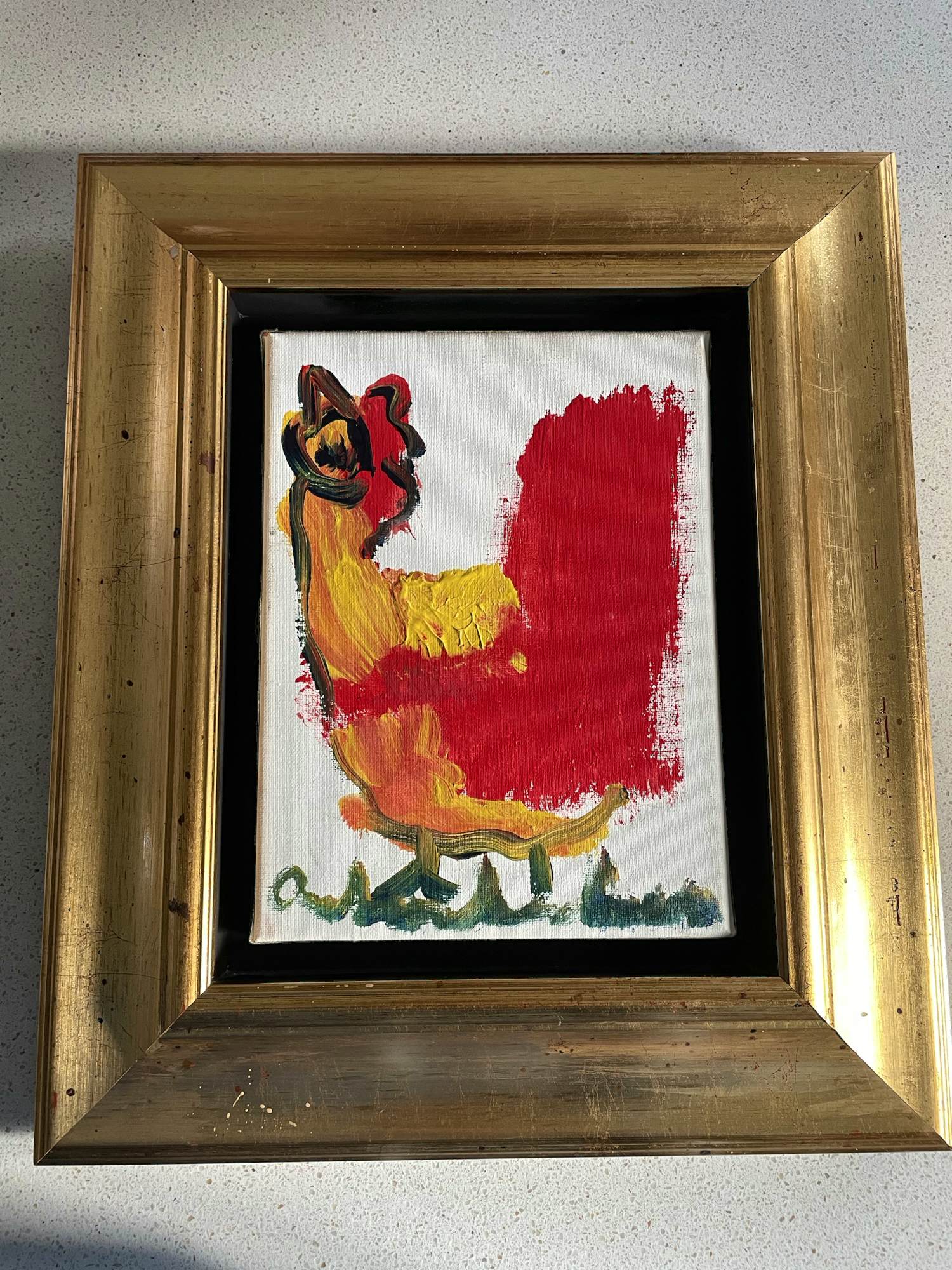 Anton Heyboer - Kleurrijke Kip kopen? Bied vanaf 750!