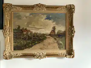 Willem van der Ven - Landschap verkauft für € 95!