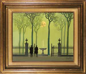 Gaston Bogaert - Olieverf op paneel, Octobre - Ingelijst verkocht voor € 3000!