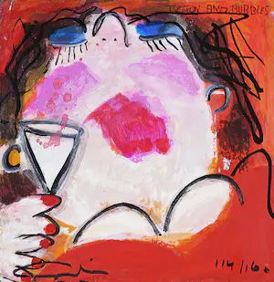 Gerdine Duijsens-Kroeze - Boek met zeefdruk op geschept papier, Botox and Bubbles kopen? Bied vanaf 1!