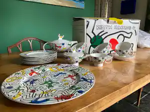 Keith Haring - thee servies vendu pour 700€ !
