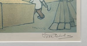 Toon Tieland - handgesigneerde prent | zonder titel kopen? Bied vanaf 50!