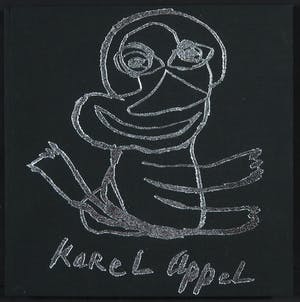 Karel Appel - Zeefdruk, De Tovenaar + Schilderskist! kopen? Bied vanaf 1!