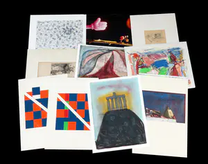 Sian Ang - en andere! - Lot met 10 werken op papier kopen? Bied vanaf 1!