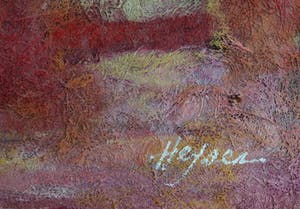 Niet of onleesbaar gesigneerd - Acrylverf en vezels op doek , “Cirkels en Blokken” kopen? Bied vanaf 1!