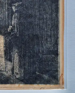 Anton Pieck - Fraaie droge naald Ets "interieur st. Joriskerk Amersfoort" (restant) signatuur kopen? Bied vanaf 58!