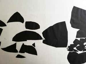 Wim Zwiers - "BRETAGNE VII" / ZW-W LINOSNEDE / 49x55cm / SIG / 1965 verkocht voor € 40!