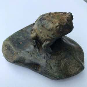 Pierre Chenet - Bronzen kikker - Prachtig werkje verkocht voor € 75!