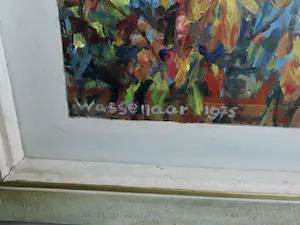 Leonie Bander - Kleurrijke olieverf 'Tropische vogel' kopen? Bied vanaf 250!