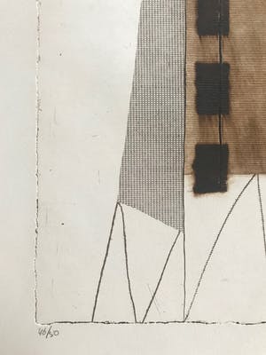 Jan Naezer - Kleurenets met relief - Gesigneerd - 1984 - 46/50 kopen? Bied vanaf 45!