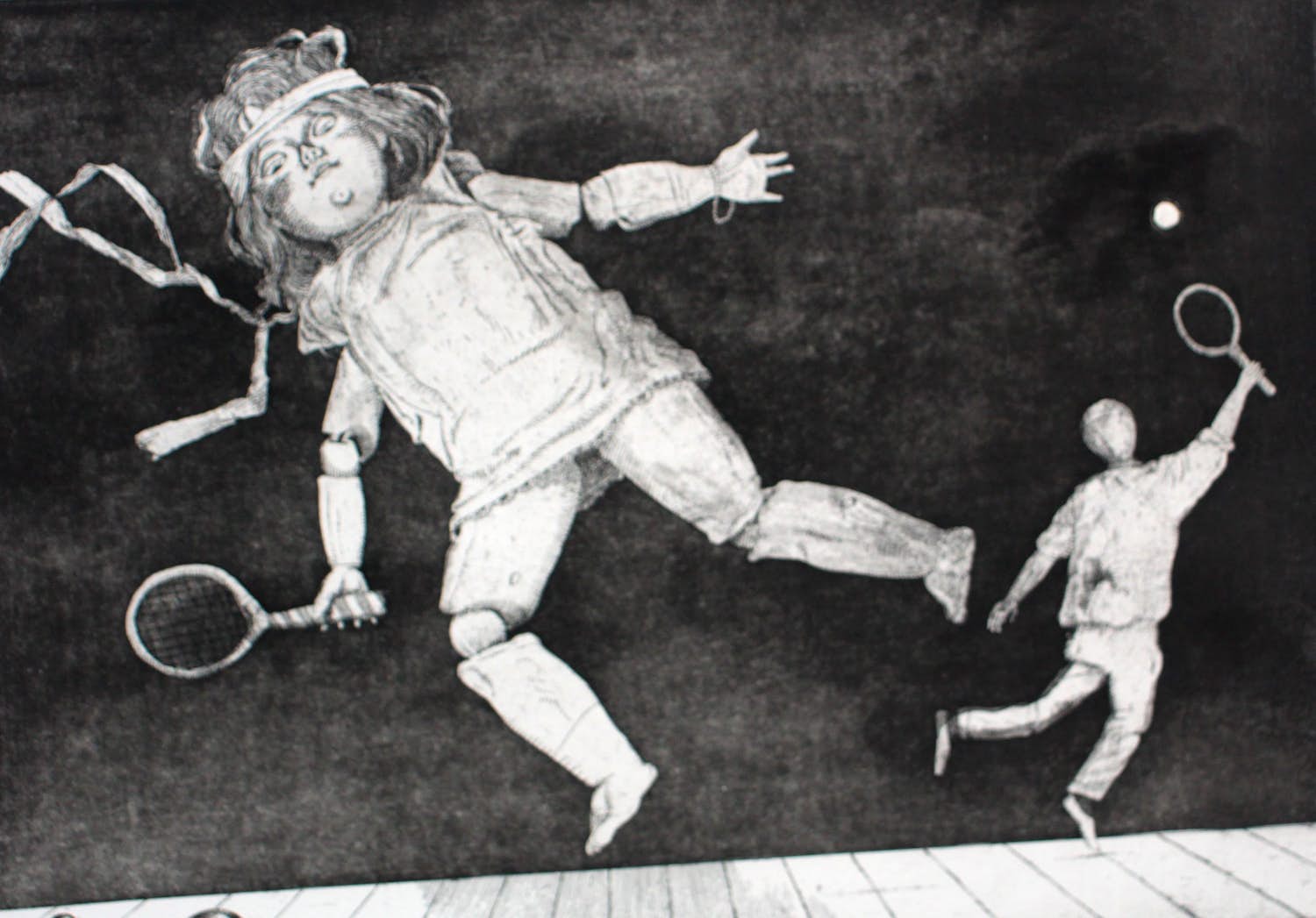 Herman Berserik - Ets - 1980 verkocht voor € 80!