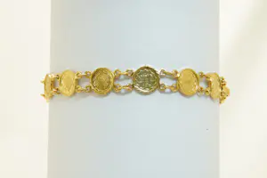 24 - 22 karaats geelgouden Zodiac armband kopen? Bied vanaf 850!