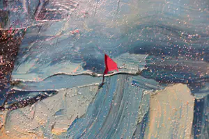 Angelos Tassopoulos - Olieverf op doek, Abstracte compositie - Zeer groot kopen? Bied vanaf 750!