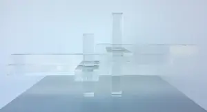 Margot Zanstra - Plexiglas sculptuur, Dubbel uitschuifbare knoop kopen? Bied vanaf 150!